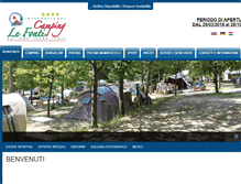 Tablet Screenshot of campinglefonti.eu